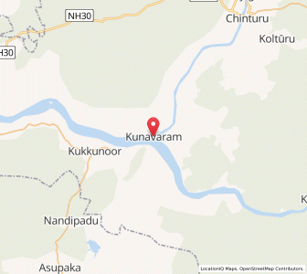 Map of Kunavaram, Andhra Pradesh
