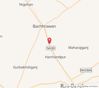 Map of Kundanganj, Uttar Pradesh