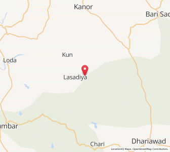Map of Kundela, Rajasthan