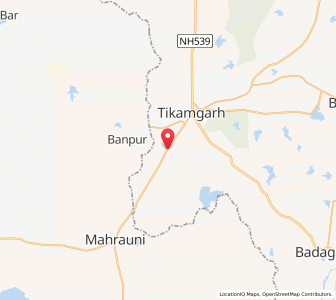 Map of Kundeshwar, Madhya Pradesh