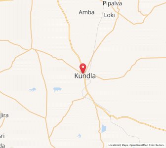 Map of Kundla, Gujarat