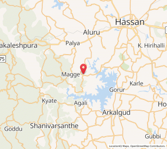 Map of Kundur, Karnataka