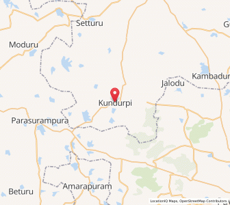 Map of Kundurpi, Andhra Pradesh