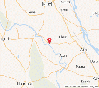 Map of Kunjer, Rajasthan
