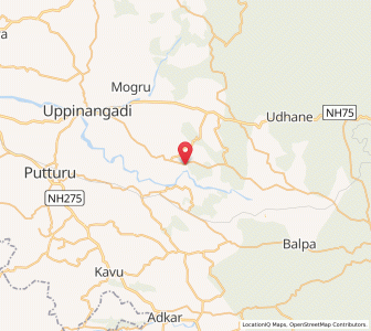 Map of Kunluru, Karnataka
