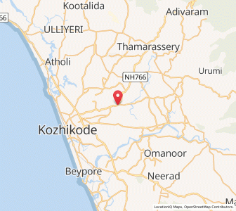 Map of Kunnamangalam, Kerala