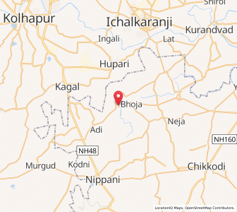 Map of Kunnur, Karnataka