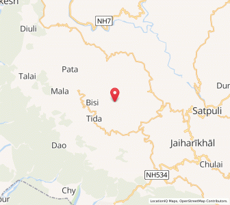 Map of Kuntni, Uttarakhand