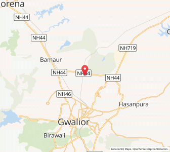 Map of Kunwarpur, Madhya Pradesh