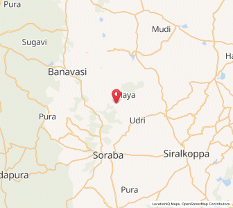Map of Kuppagadde, Karnataka