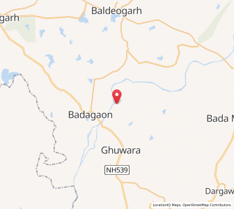 Map of Kuraila, Madhya Pradesh