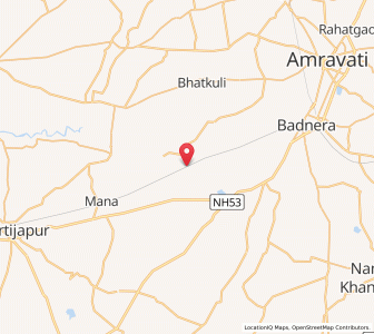 Map of Kuram, Maharashtra