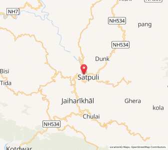 Map of Kurdhar, Uttarakhand
