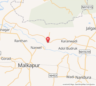 Map of Kurha, Maharashtra
