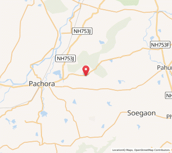 Map of Kurhad, Maharashtra