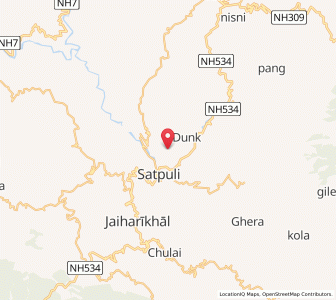 Map of Kurigaon, Uttarakhand