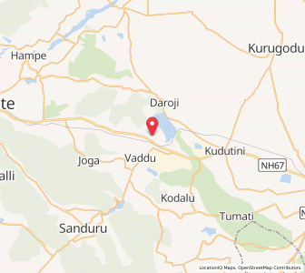 Map of Kurikuppi, Karnataka