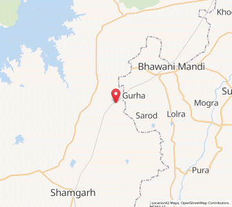 Map of Kurlasi, Madhya Pradesh