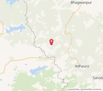 Map of Kurnwasal, Madhya Pradesh