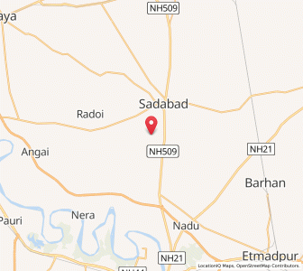 Map of Kursanda, Madhya Pradesh