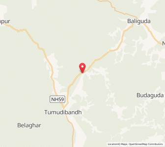 Map of Kurtumgarh, Odisha