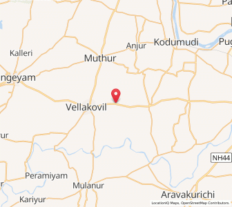 Map of Kurukkatti, Mizoram