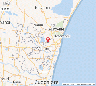 Map of Kurumbapet, Puducherry