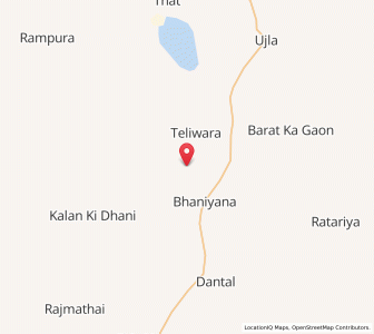 Map of Kurwa Ki Dhani, Rajasthan