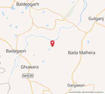 Map of Kushai, Madhya Pradesh