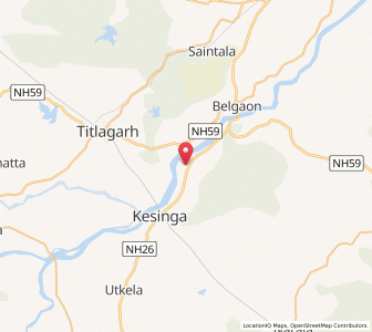 Map of Kusrupara, Odisha
