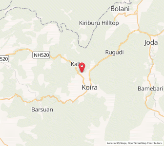 Map of Kusumdih, Odisha