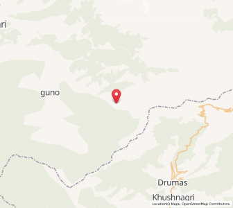 Map of Kuta, Kashmir