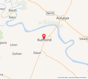 Map of Kuthaund, Uttar Pradesh