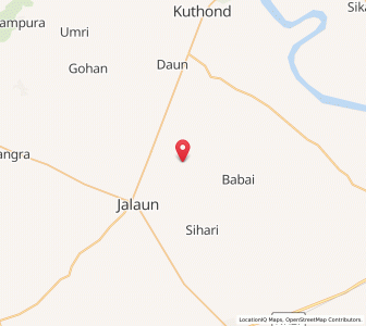 Map of Kuthaunda Buzurg, Uttar Pradesh