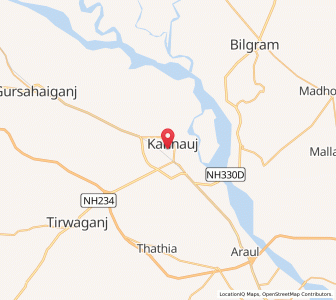 Map of Kutilipur, Uttar Pradesh