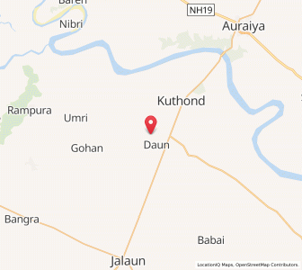 Map of Kutlupur, Uttar Pradesh