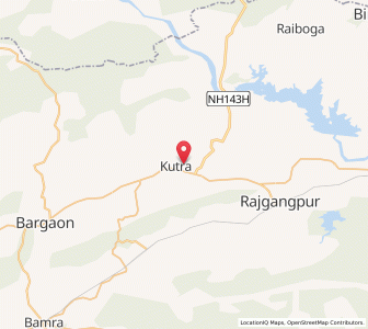 Map of Kutra, Odisha