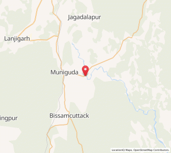 Map of Kutragada, Odisha