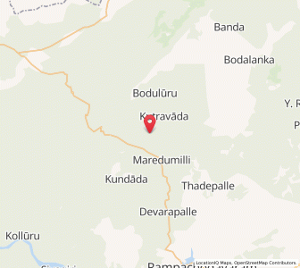 Map of Kutravada, Andhra Pradesh