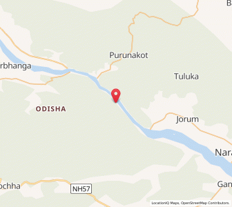 Map of Kutri, Odisha