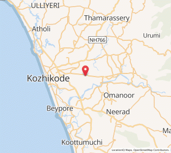 Map of Kuttikkattur, Kerala
