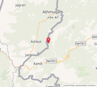 Map of Kutunbachchi, Kashmir