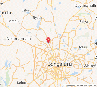 Map of Kuvempu Nagar, Karnataka