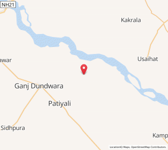Map of Labher, Uttar Pradesh