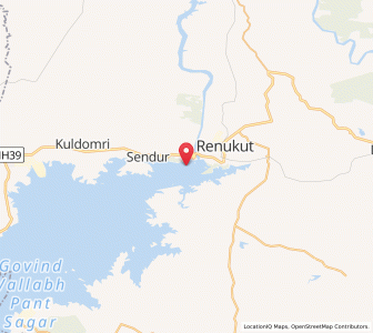 Map of Labhri, Uttar Pradesh