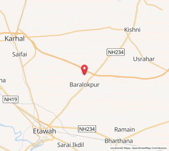 Map of Lachchhu ka Nagla, Uttar Pradesh