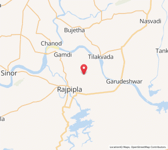 Map of Lachharas, Gujarat