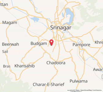 Map of Lachmanpur, Kashmir