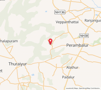 Map of Ladapuram, Tamil Nadu