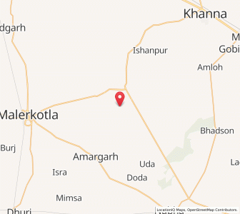 Map of Ladewal, Punjab